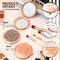 10 Pcs Inspirational Compact Mirror Bulk You're Awesome Reminder Appreciation Gifts for Women Employee Coworker Friends Sisterhood Mothers Day Party Favors Pocket Mirrors (Rose Gold)